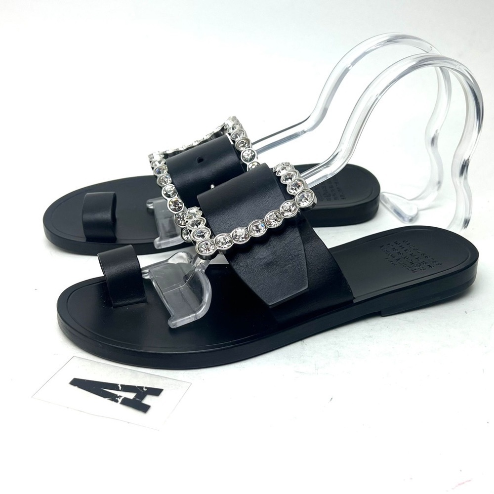 MAISON MARGIELA Embellished leather sandal sz 6.5 - Picture 7 of 15